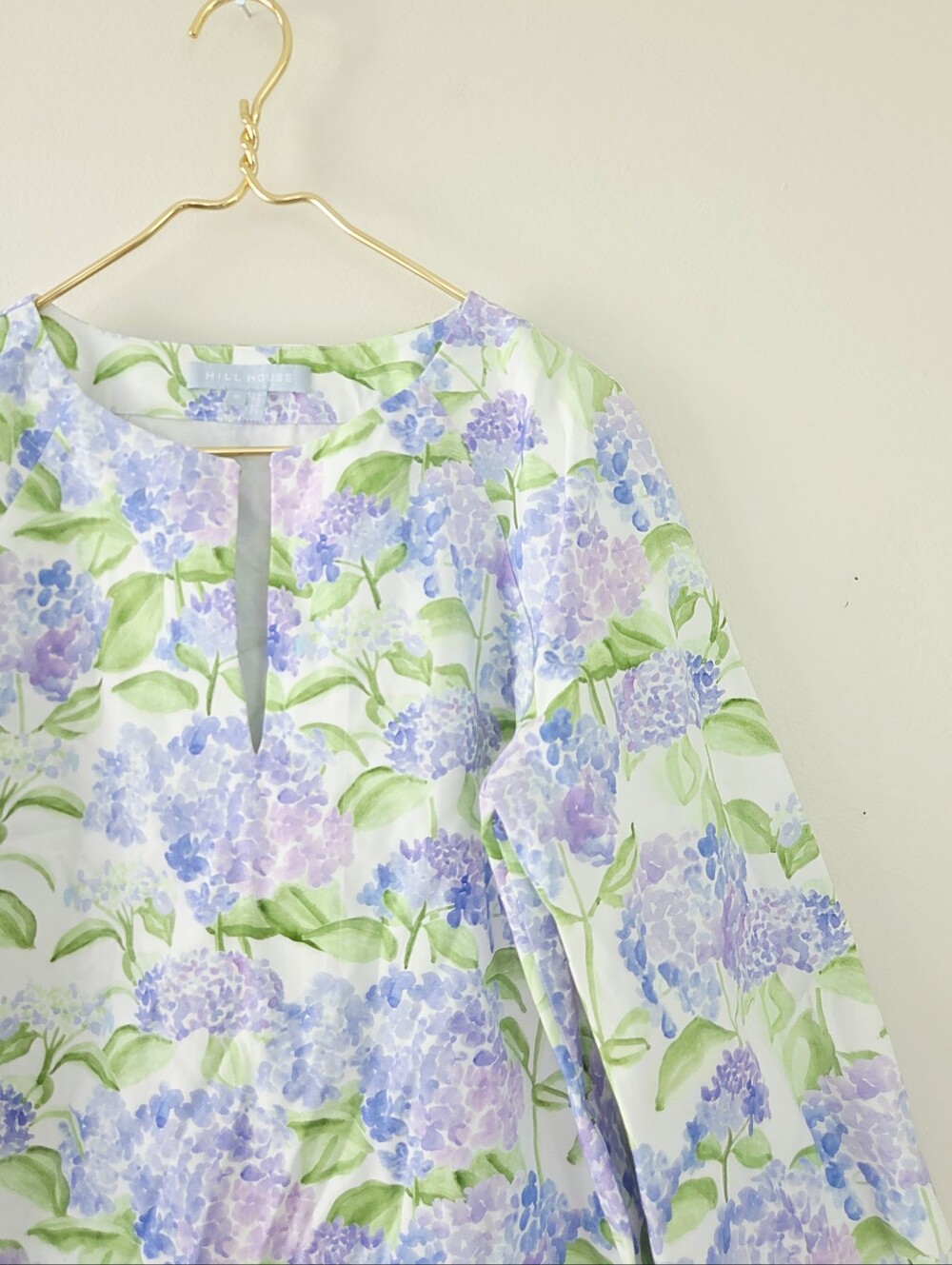 Hill House Artemis dress blue and purple hydrangea Print Small - Picture 9 of 9
